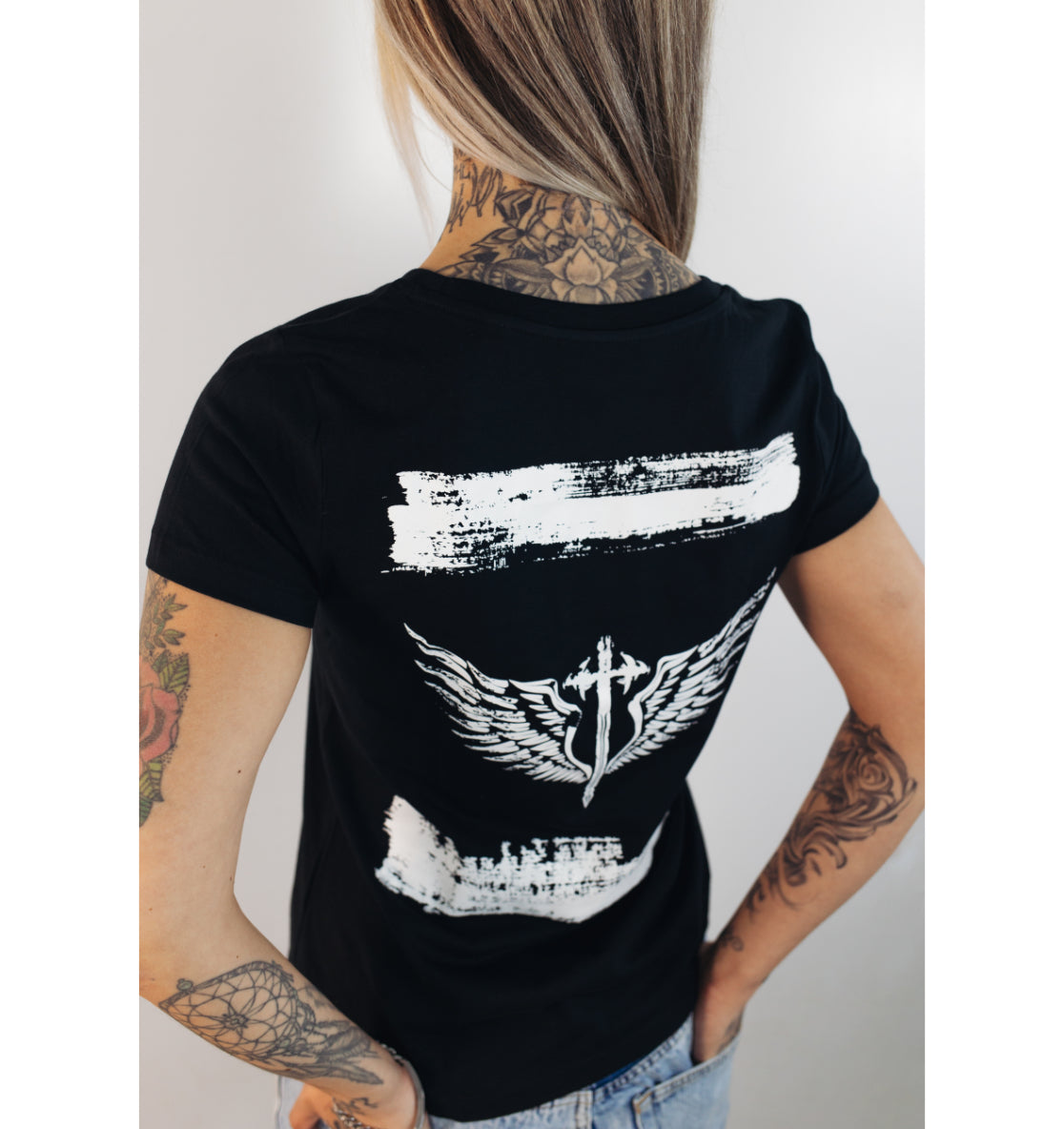 WM T-Shirt Paint Sch/W