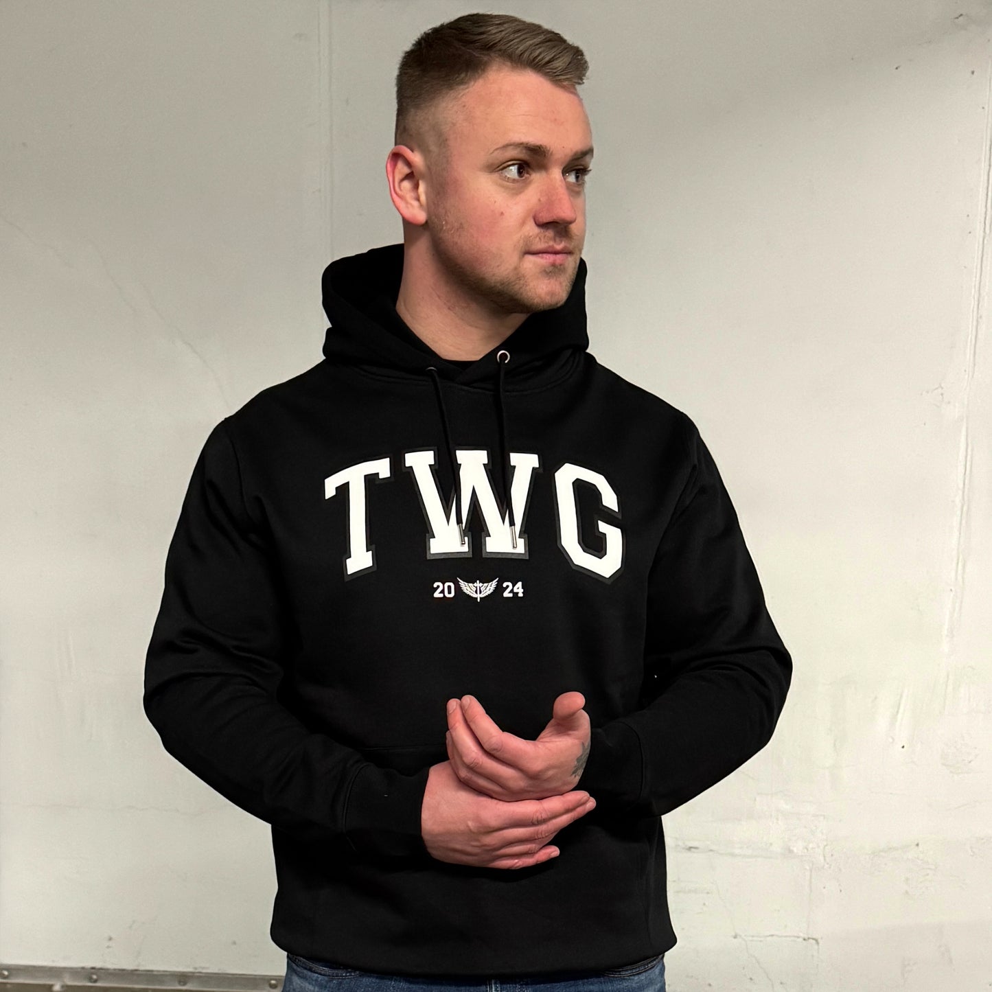 Hoodie Champion Sch/W