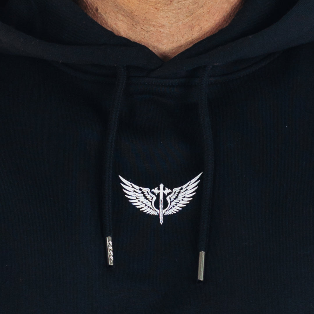 Hoodie Paint Sch/W