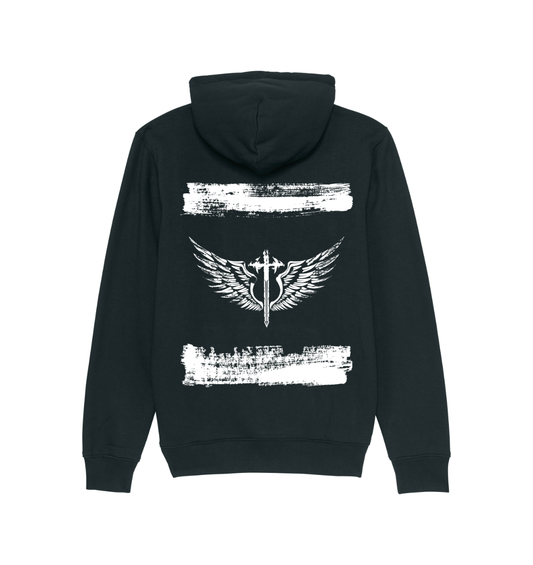 Hoodie Paint Sch/W