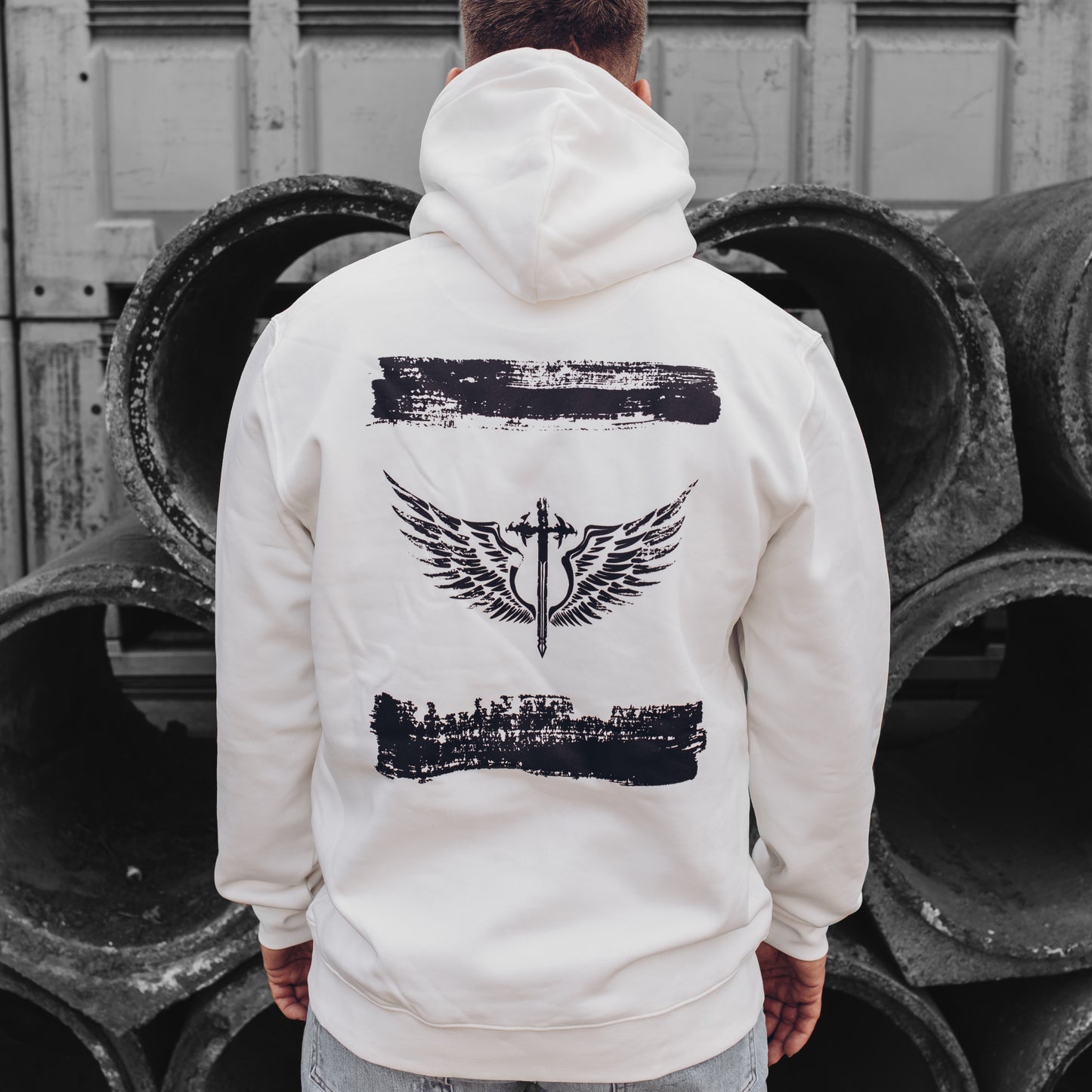 Hoodie Paint OW/Sch