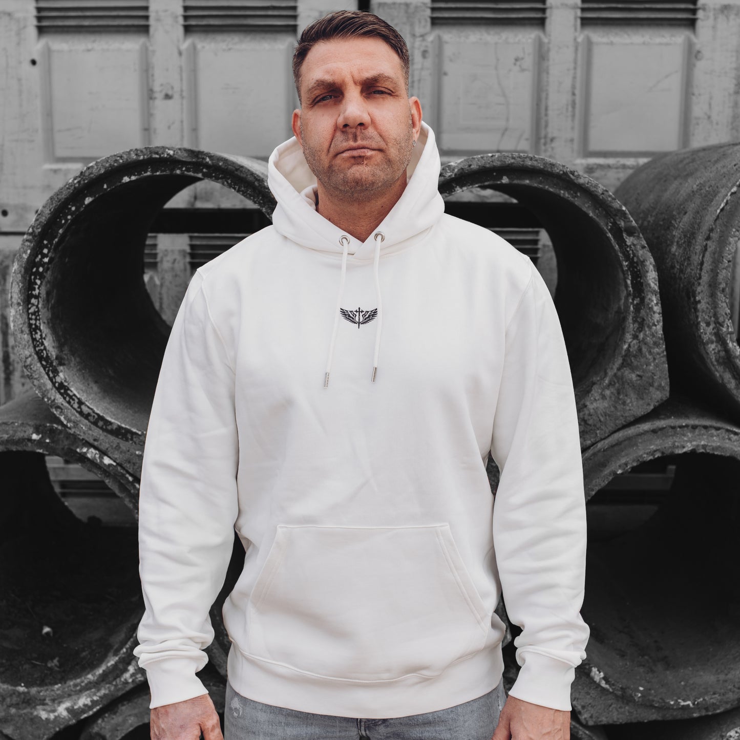 Hoodie Paint OW/Sch