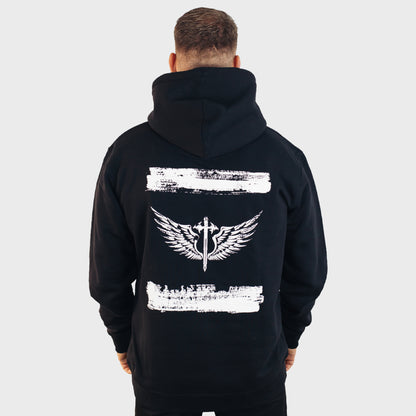 Hoodie Paint Sch/W